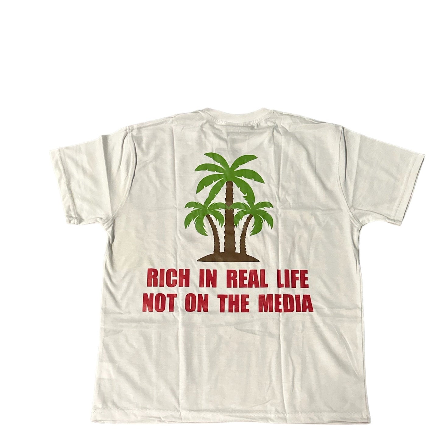 Rich In Real Life Tee White/Red