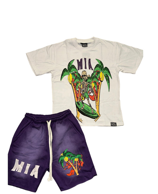 Mia Purple Short set