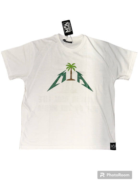 Rich In Real Life Tee White/Green